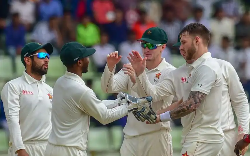 Zimbabwe cricket team [Source: @arryhao09_/X.com]