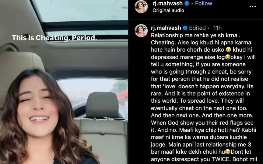 RJ Mahvash's IG post  [Source: rj.mahvash/Instagram]