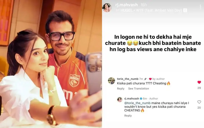 "Maine Nahi Churaya": RJ Mahvash On Being Accused Of Stealing Yuzi Chahal From Dhanashree
