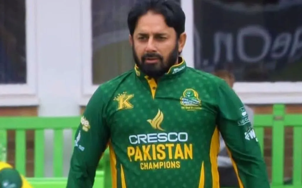 Saeed Ajmal in WCL - (Source : @Johns/X.com)
