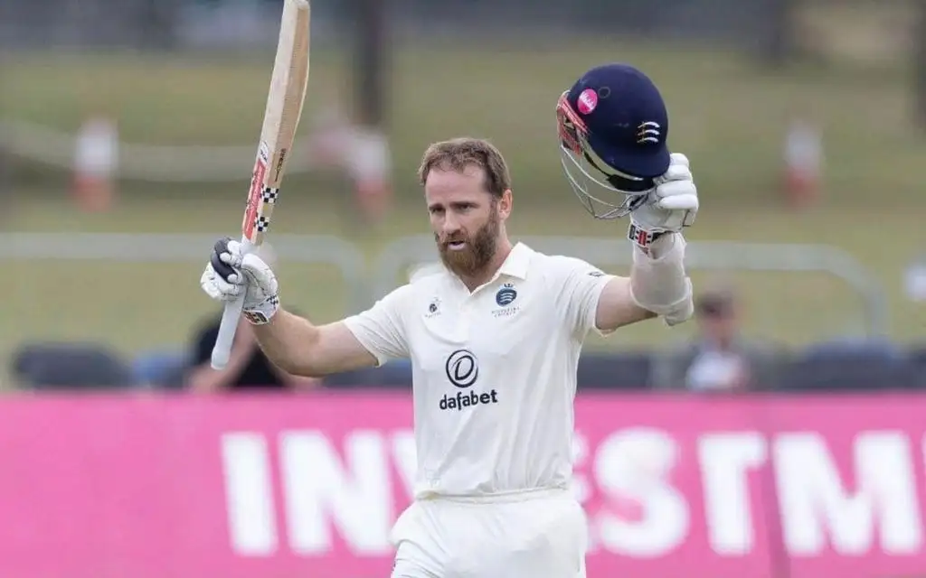Kane Williamson for Middlesex. [Source - @Kiwiscricketfan/x.com]