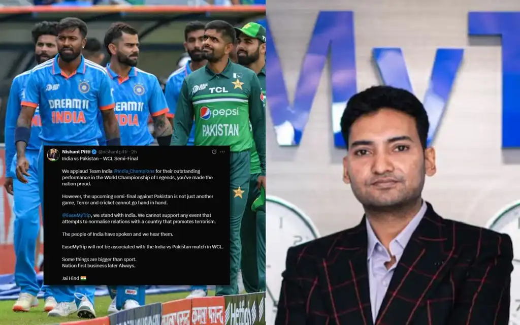 EaseMyTrip withdraws sponsorship [Source: @nishantpitti/X.com]