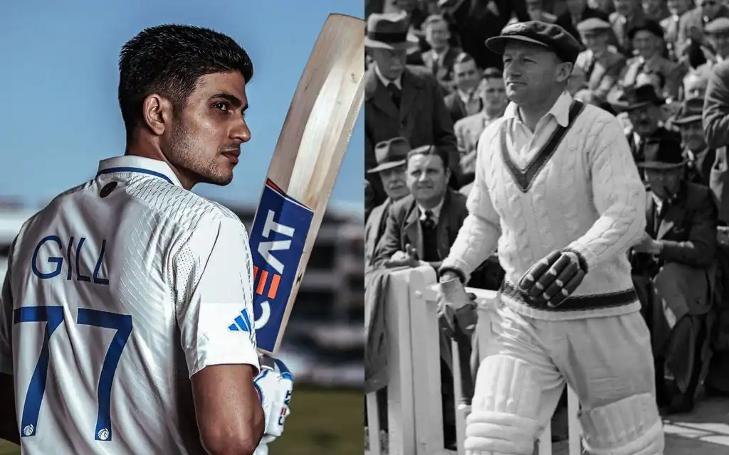 Shubman Gill short mile away from Bradman's world record [Source: @HardCricketpix, @ICC/X.com]