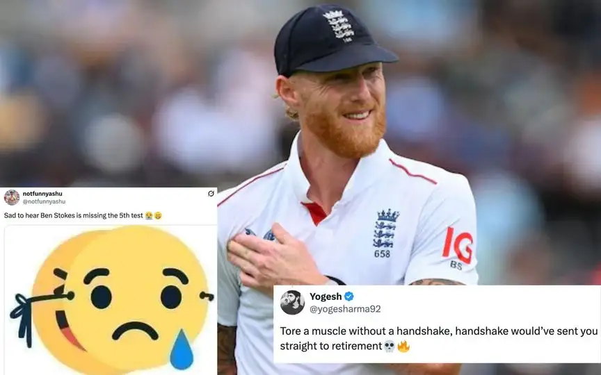 "Held His Arms Out Too Long" Fans Bring Up Handshake Saga To Troll Stokes' Shoulder Injury