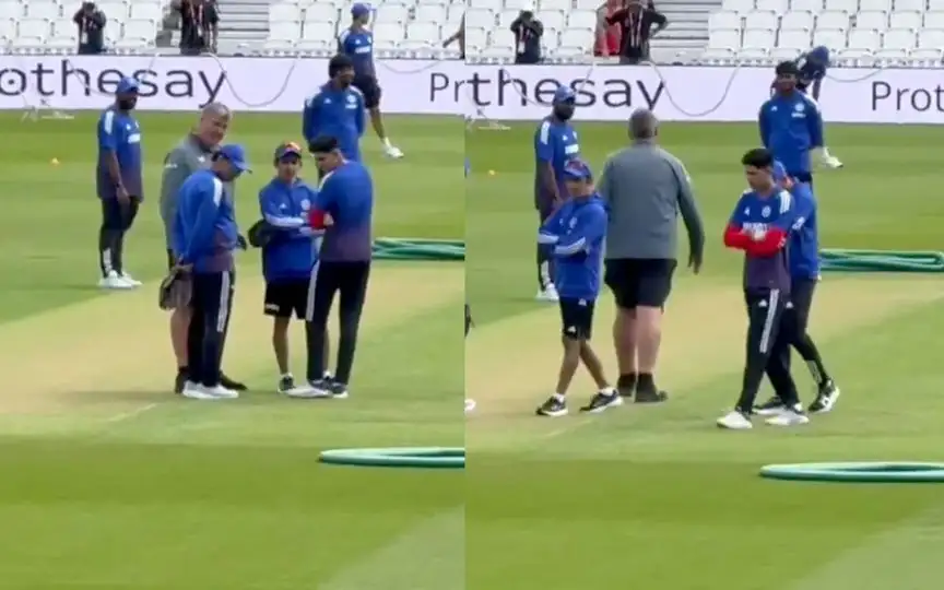 Lee Fortis and India Team - (Source : @SandipanBanerjee/X.com)