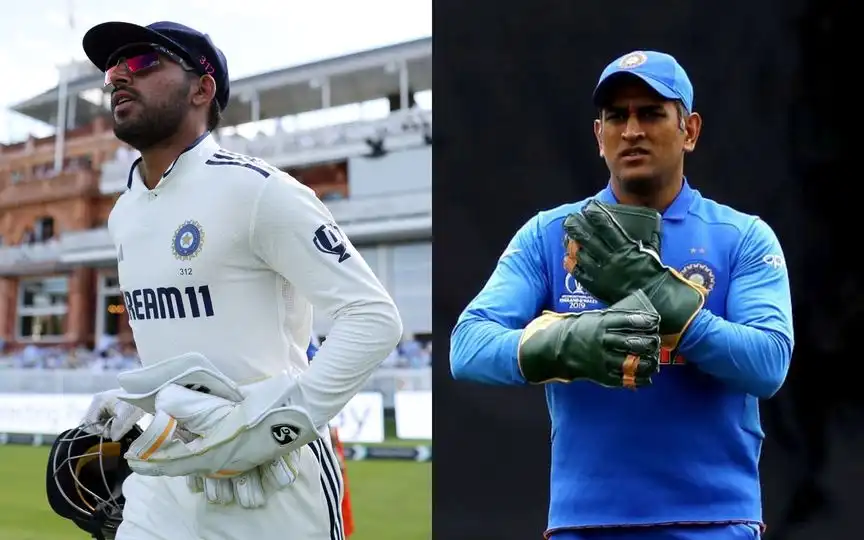 Dhruv Jurel and MS Dhoni (Source: @BCCI/X.com, @Sportsgriduk/X.com)