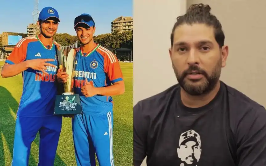 Yuvraj Singh On Shubman Gill And Abhishek Sharma (Source: @ImTanujSingh/x.com, @YUVSTRONG12/x.com)