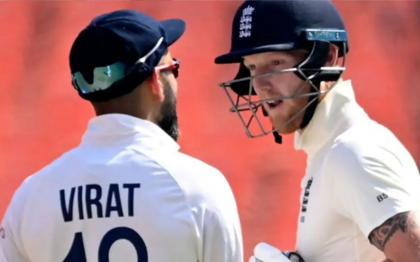 Virat Kohli and Ben Stokes [Source: @whoisvahini/x]