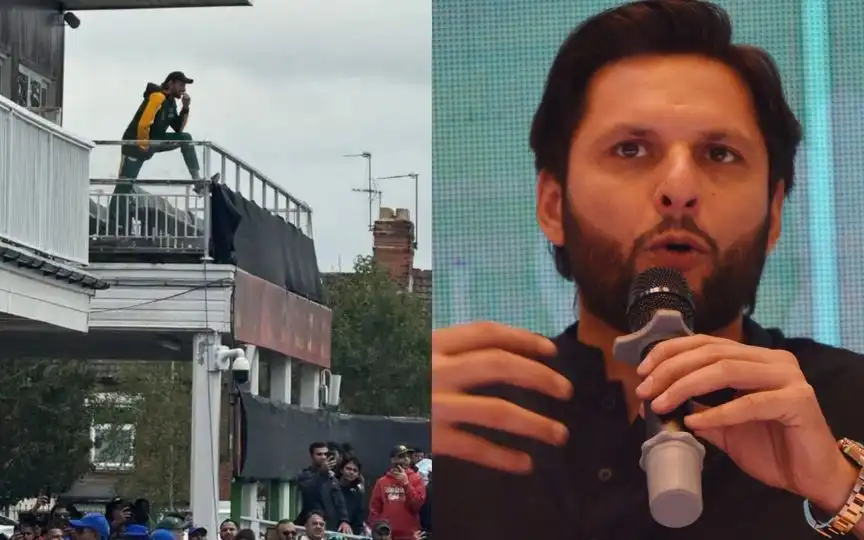 Shahid Afridi's remark backfires him [Source: @fg278842/X.com and AFP.com]
