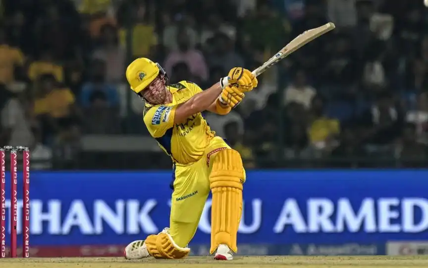 Dewald Brevis for CSK [Source: AFP Media]