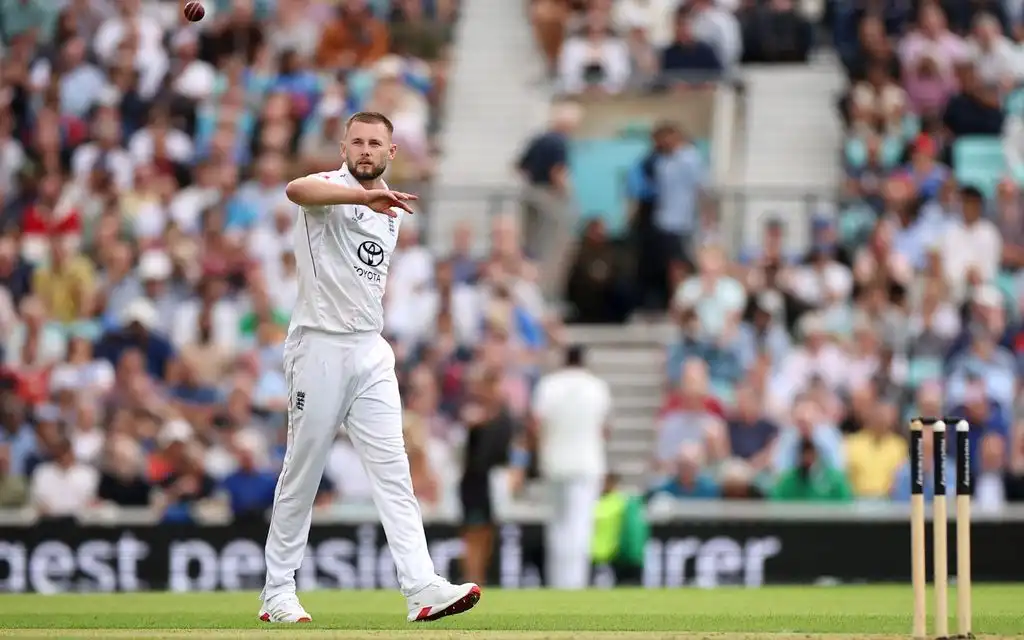 Gus Atkinson has bowled magnificently in Oval Test so far [Source: AFP]