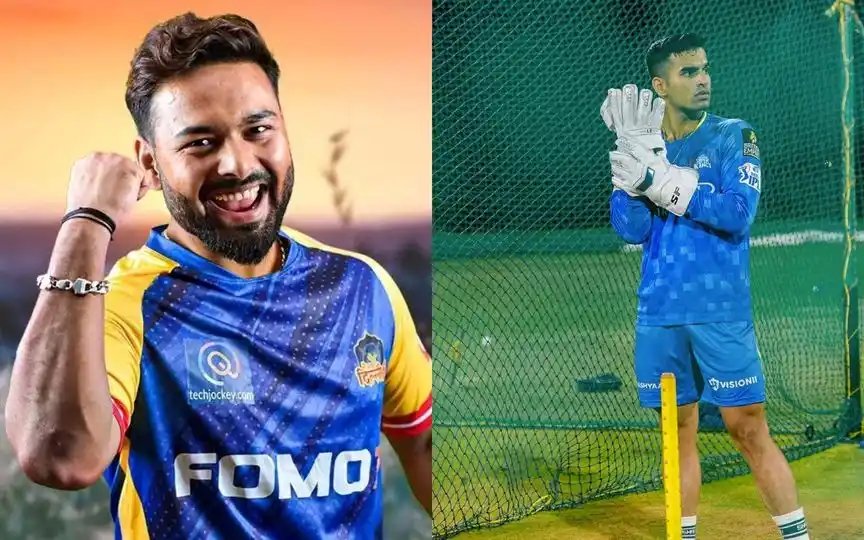 Rishabh Pant and Vansh Bedi (Source: @RP17Gang, @ChennaiIPL/X.com)