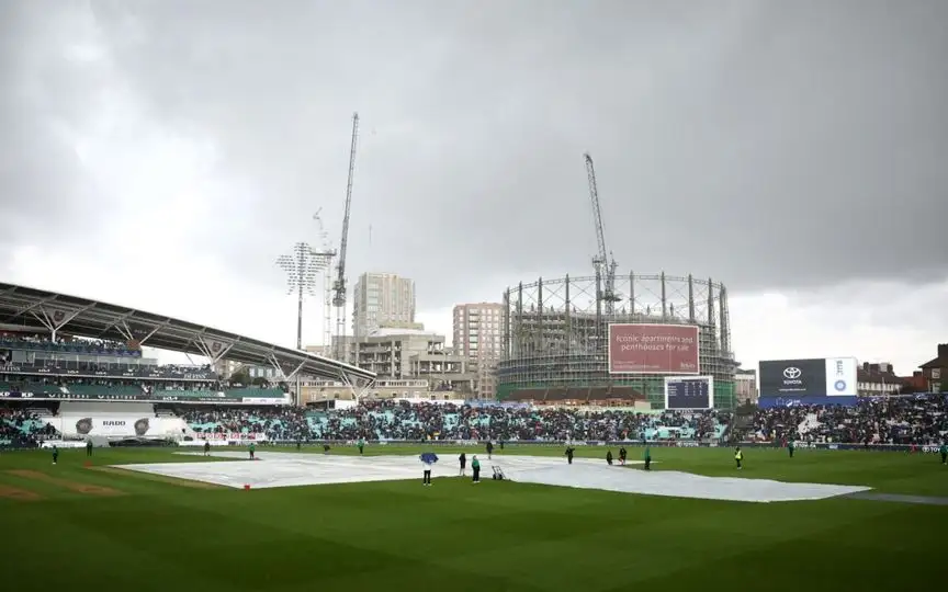 Rain at the Oval [Source: AFP Photo]