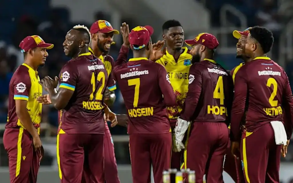 West Indies will take on Pakistan in a T20I series [Source: @ICC/X]