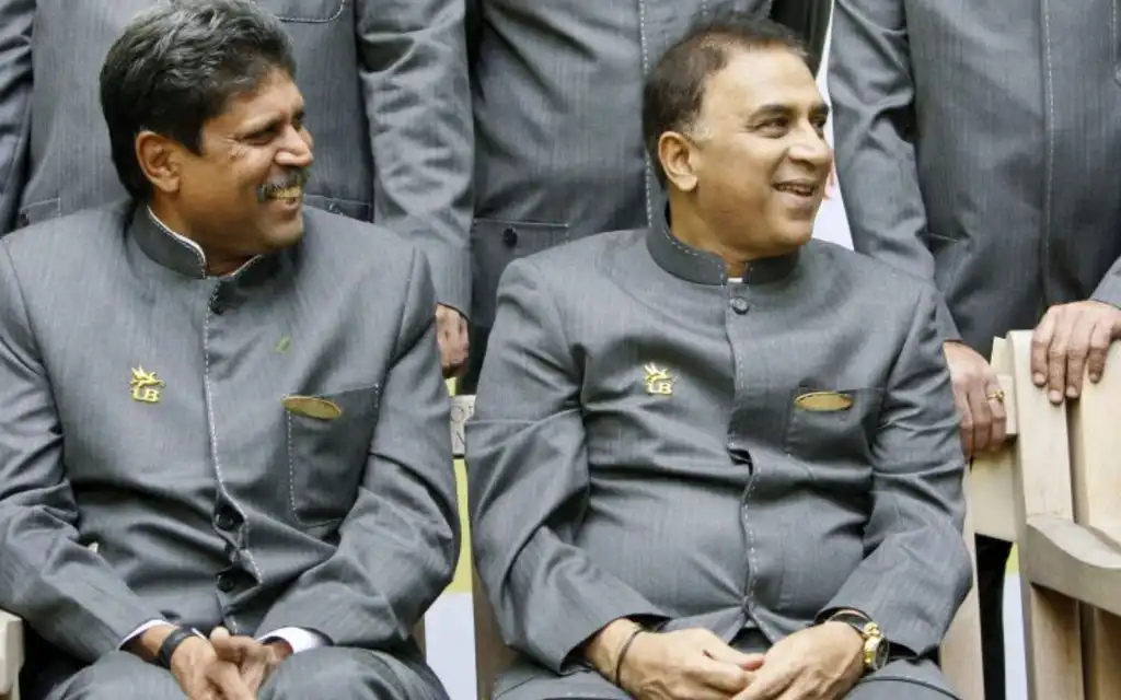 Kapil Dev and Sunil Gavaskar [Source: AFP Media]