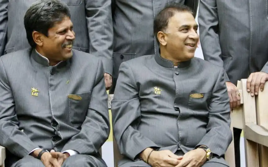 Kapil Dev and Sunil Gavaskar [Source: AFP Media]