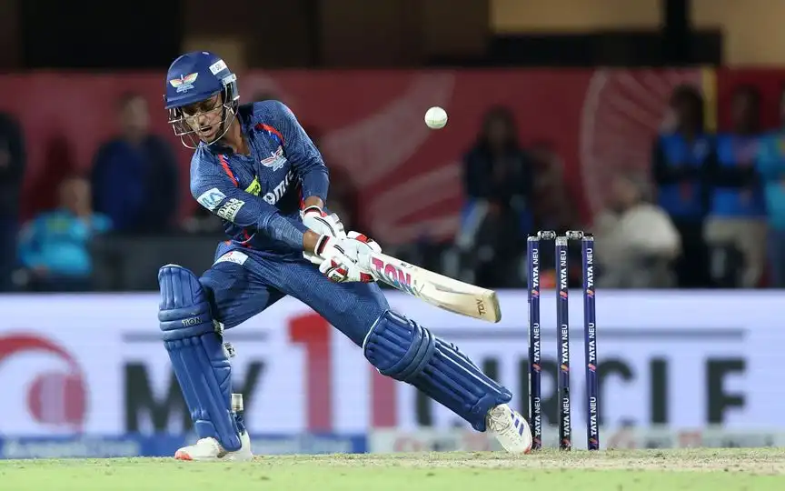 Ayush Badoni for LSG in the IPL (X.com/@IPL)