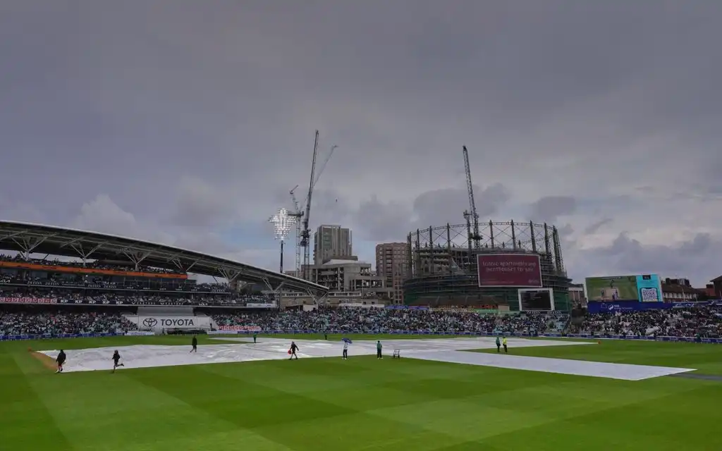 Kennington Oval, London Weather Update [Source: @ac_jaat22/X.com]