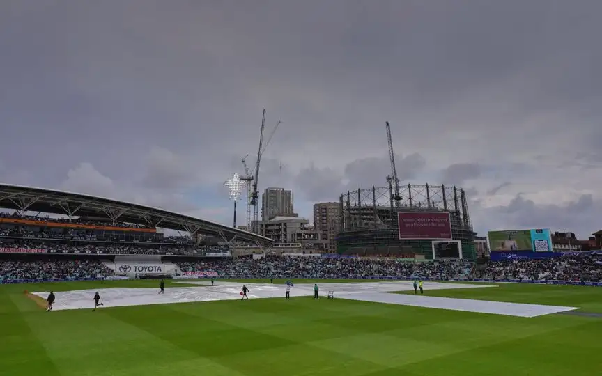 Kennington Oval, London Weather Update [Source: @ac_jaat22/X.com]