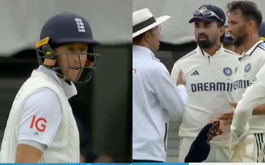 Joe Root Fight - (Source : @ScreenGrab/X.com)
