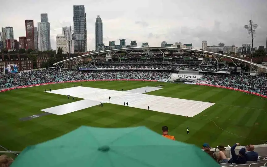 Rain in India-England Test (Source:@englandcricket/X.com)