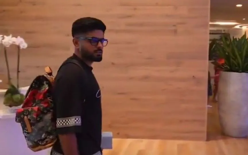 Babar Azam Touches Down In Florida (Source: @Masoodkhan9005/x.com)
