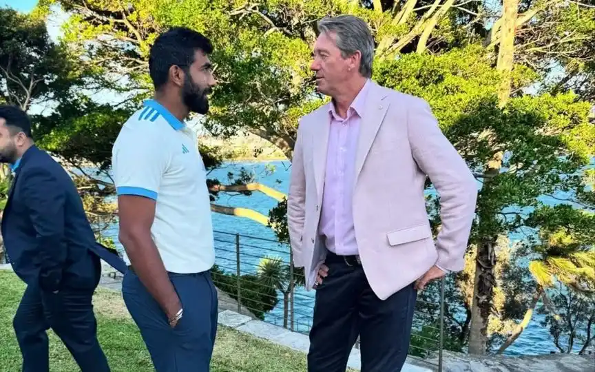 Glenn McGrath dives into Jasprit Bumrah's workload debate [Source: @mufaddal_vohra/X.com]