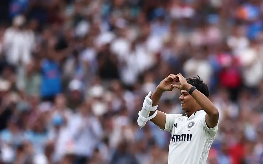 Century by Jaiswal [Source: AFP Photo]
