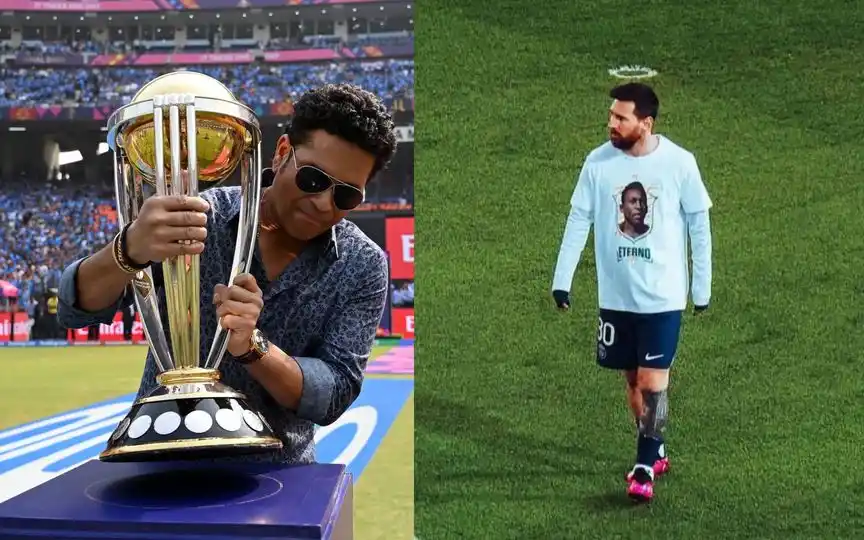 Sachin Tendulkar and Lionel messi - (Source :@Johns/X.com)
