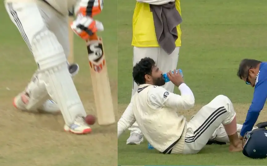 Jadeja Injury - (Source : @ScreenGrab/X.com)