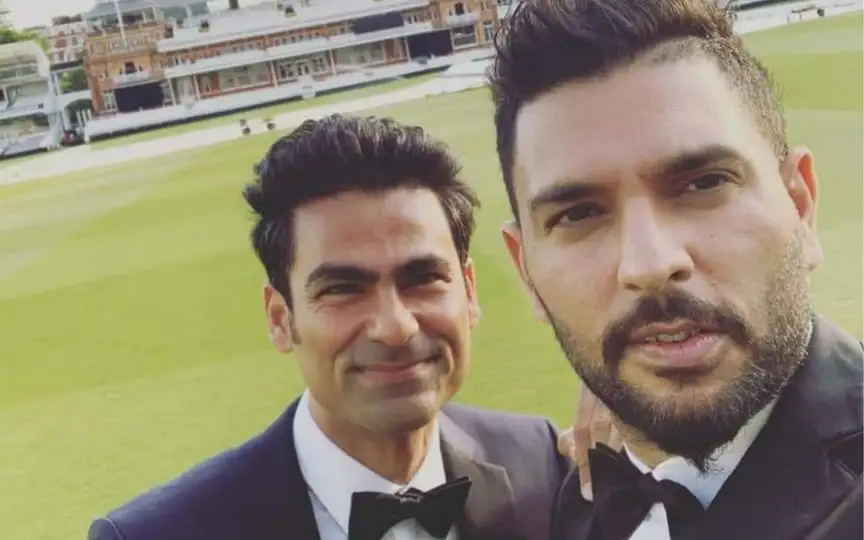 Mohammed Kaif and Yuvraj Singh [Source: @MohammadKaif/x.com]