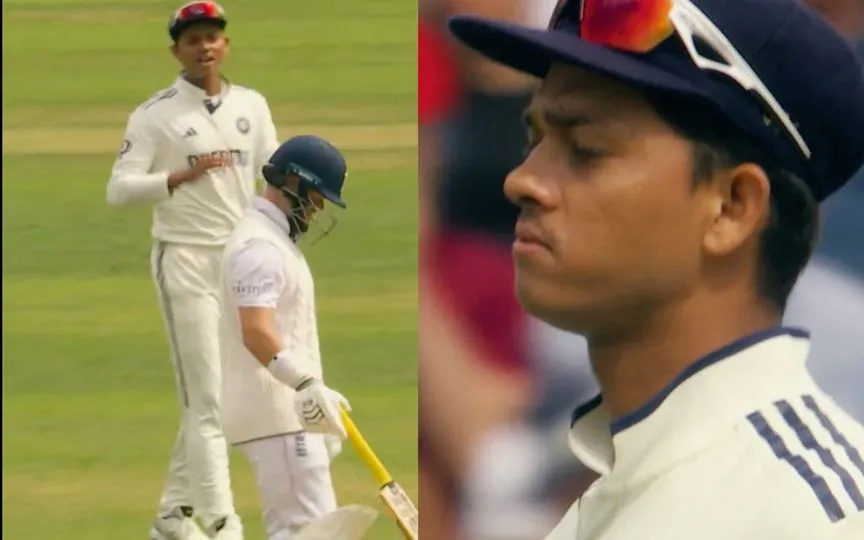 Yashasvi Jaiswal sledging Duckett (Source:@@SonySportsNetwk/X.com)