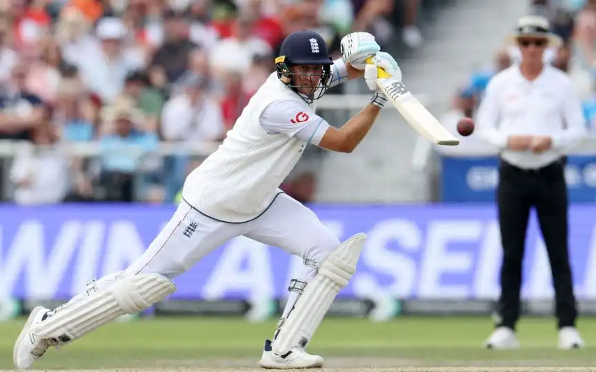 Joe Root in action [Source: AFP]