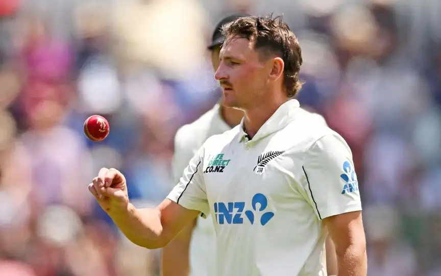 Nathan Smith suffered an injury in the 1st Test [Source: @BLACKCAPS/x.com]