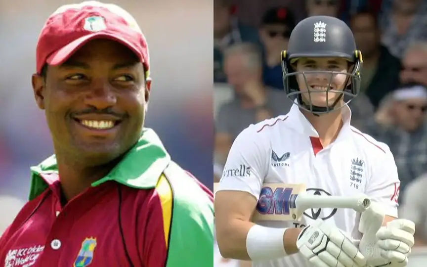 Brian Lara and Jacob Bethell [Source: @CricCrazyJohns, @bet_helll/x.com]