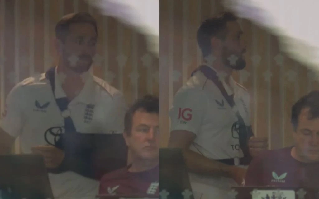 Chris Woakes was spotted in ENG dressing room [Source: @RonakCh04322509, @spideynation_/X]