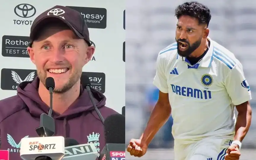 Joe Root on Mohammed Siraj [Source: @Cric_Uneeb/X.com]