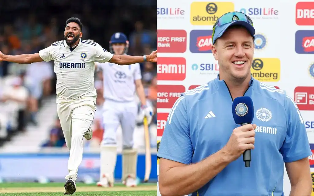 Mohammed Siraj and Morne Morkel (Source: @BCCI/X.com)