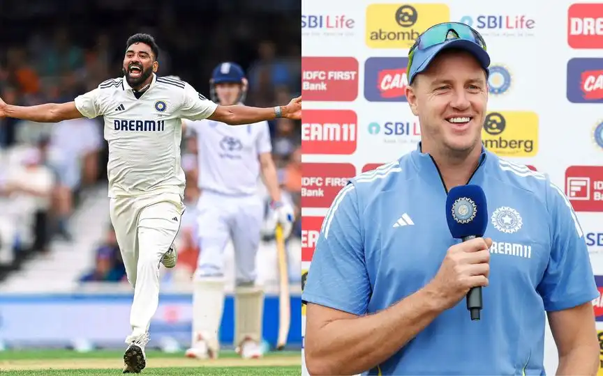 Mohammed Siraj and Morne Morkel (Source: @BCCI/X.com)