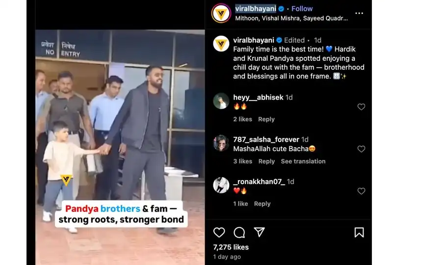 Viral Bhayani's IG post [Source: @viralbhayani/X.com]