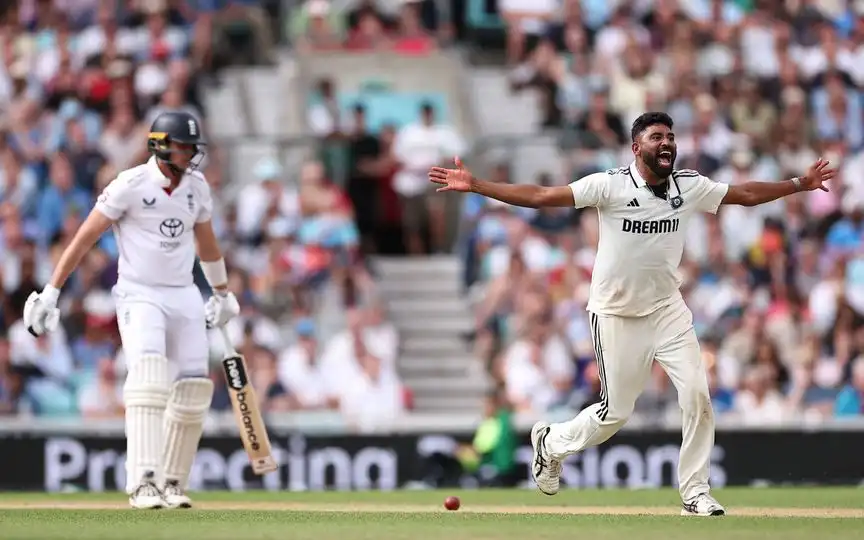 Mohammed Siraj enjoyed stellar success vs ENG [Source: AFP]