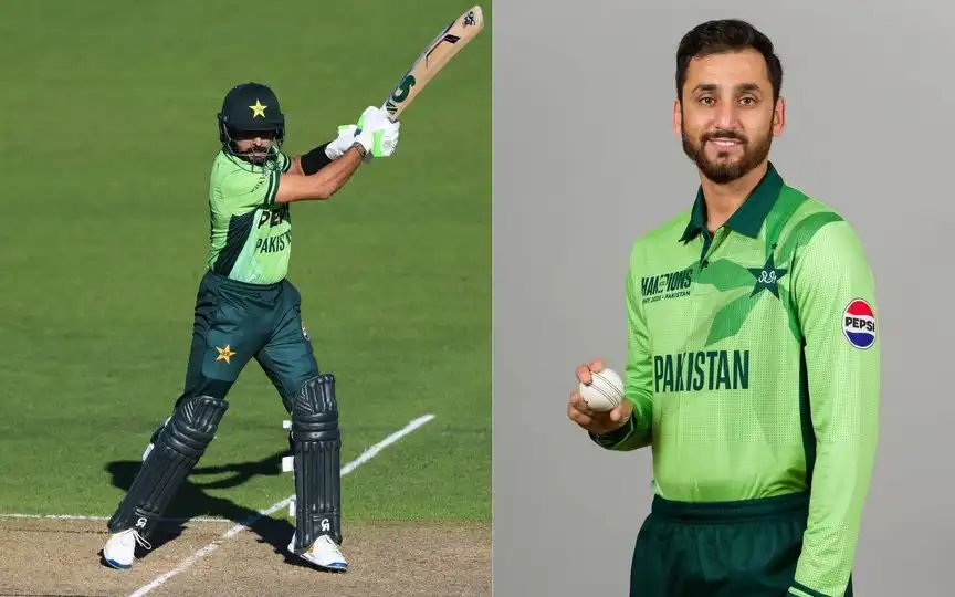 Babar Azam and Salman Ali Agha for Pakistan (Source:@GripactivePk/X.com)