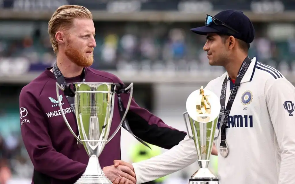 Ben Stokes and Gill - (Source: AFP)