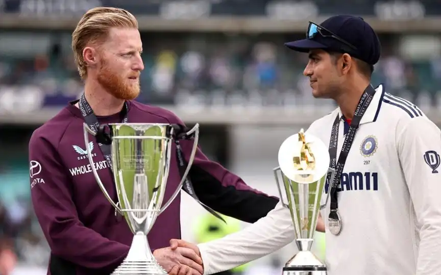 Ben Stokes and Gill - (Source: AFP)