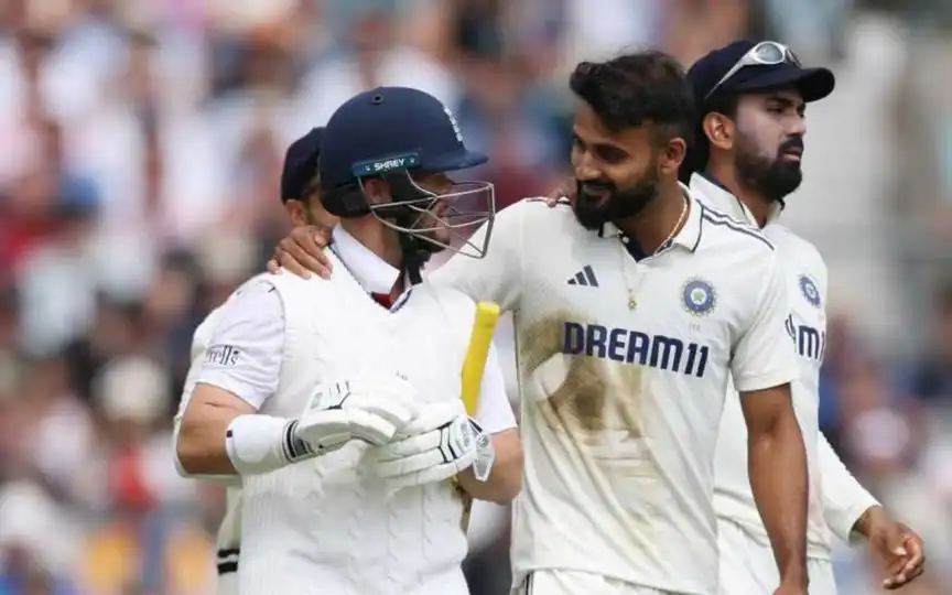Akash Deep and Ben Duckett - (Source : @MufaVohra/X.com)