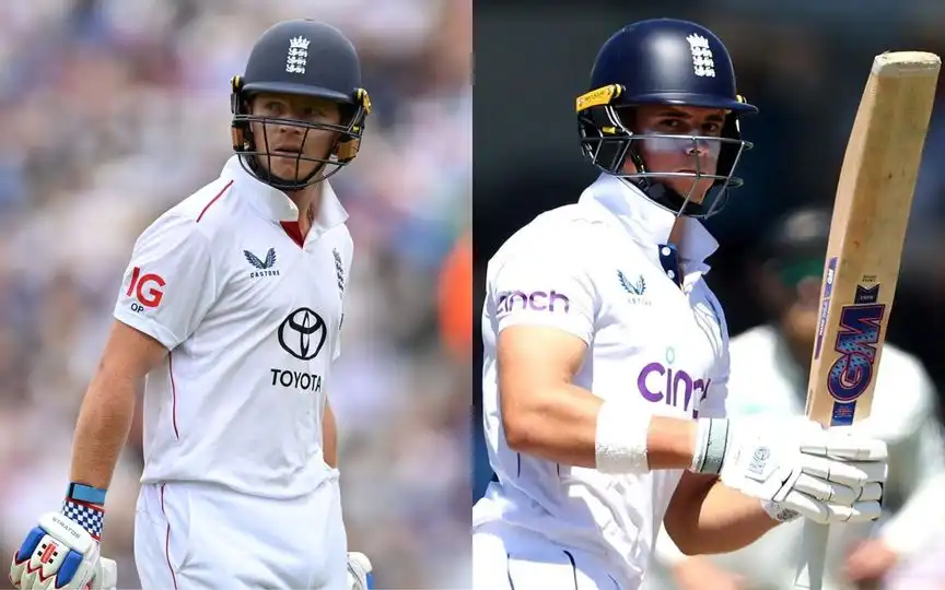 Ollie Pope vs Jacob Bethell [Source: @82iconic, @KohliSexual973/x.com]