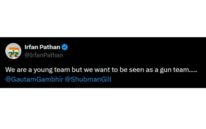 Screenshot from @IrfanPathan