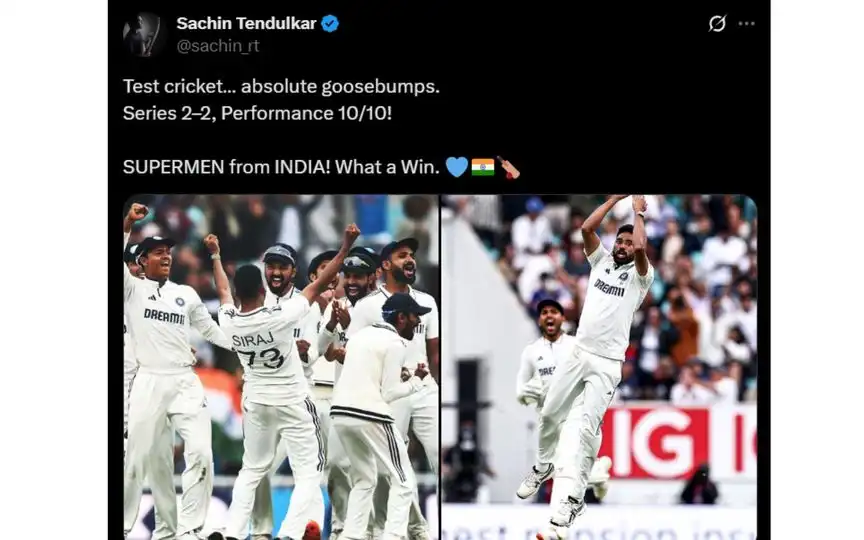 Screenshot from @sachin_rt