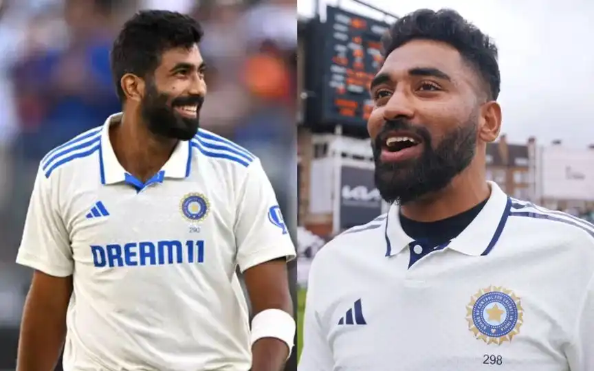 Mohammed Siraj misses Bumrah [Source: @aminsharaf/X.com]