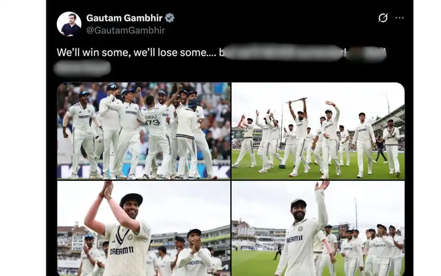 'We'll Win Some, We'll Lose Some...': Gambhir's Trademark Message For His Team Of Fighters